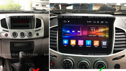 Màn hình DVD Android xe Mitsubishi Triton 2005 - 2015 | Vitech 